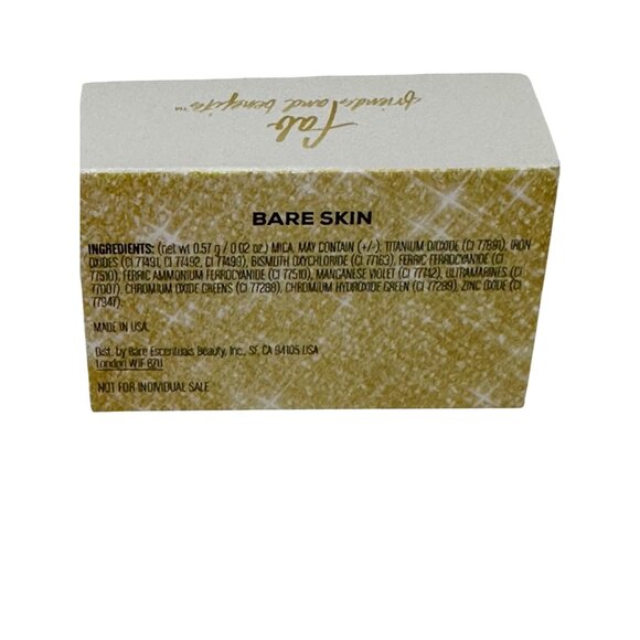 BareMinerals Happy Birthday Gorgeous Water Lily Eyeshadow Gold Sparkle Packaging - Picture 8 of 9